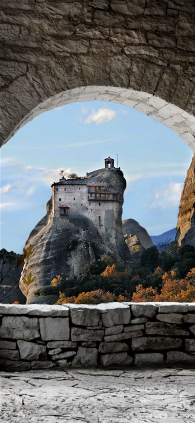 1125x2436 Meteora Monasteries - meteora monasteries iPhone X Wallpaper