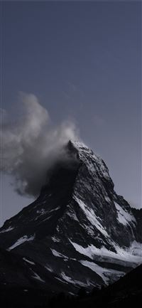 matterhorn mountains sky clouds wallpaper