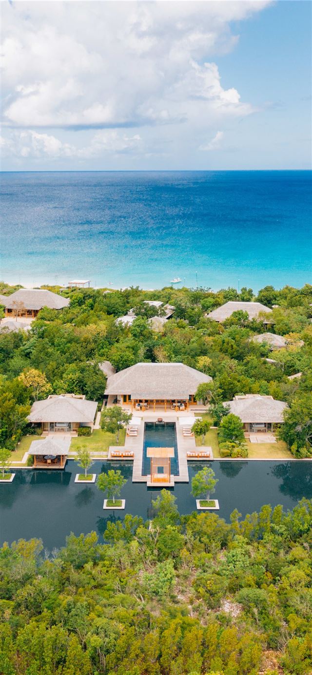 1125x2436 Villa aerial view Amanyara Providenciales en 2020 - turks and caicos islands iPhone X Wallpaper
