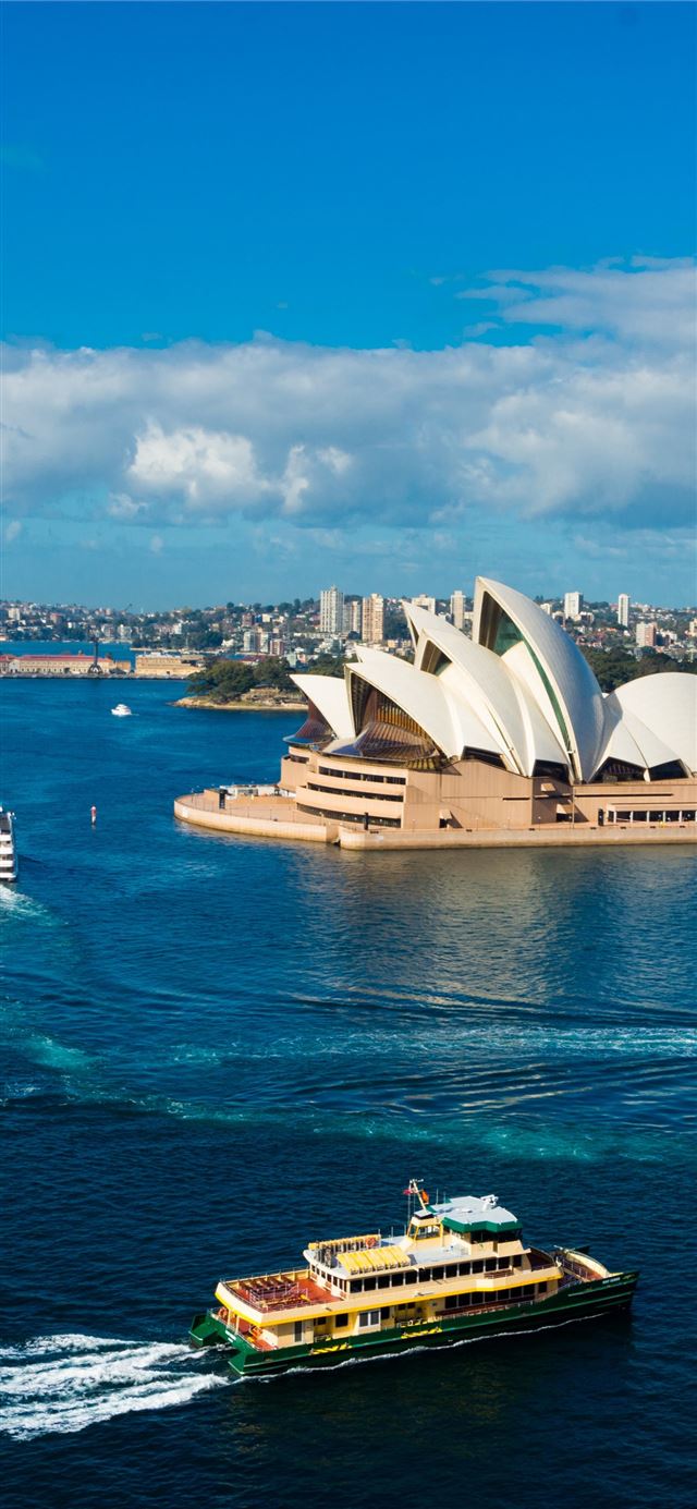 1125x2436 sydney opera house theater harbor - 100 most beautiful places to visit iPhone X Wallpaper
