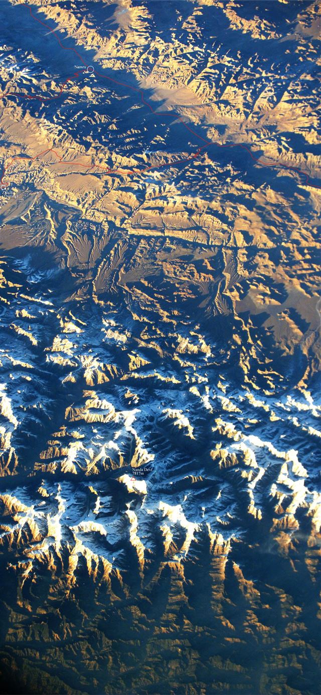 1125x2436 Lake Manasarovar -  iPhone X Wallpaper