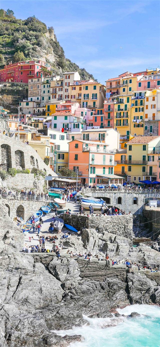 1125x2436 Italy Photo Print Colourful Cinque Terre Cinqueter... - cinque terre iPhone X Wallpaper