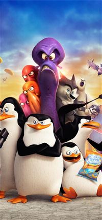 Penguins of Madagascar Phone wallpaper
