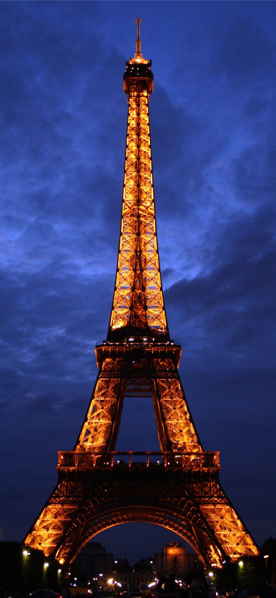 HD wallpaper Eiffel Tower Paris France night illuminated lighting  lights  Wallpaper Flare
