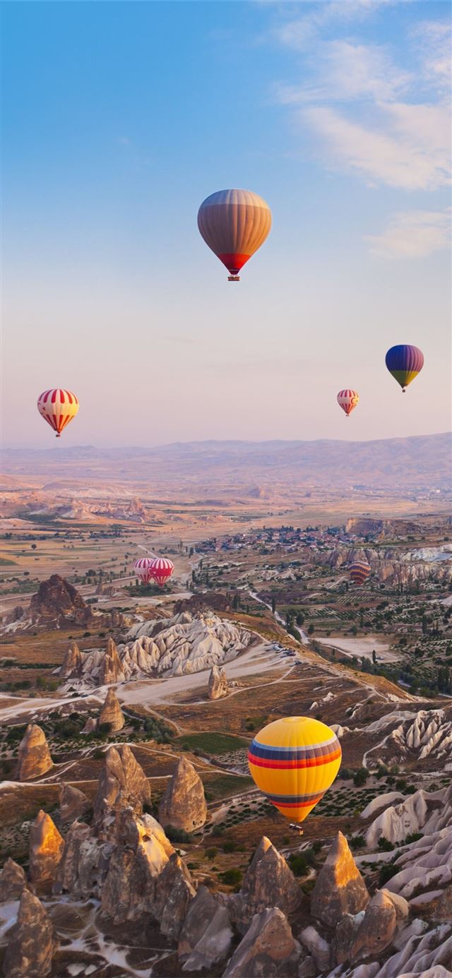 1125x2436 Cappadocia - central turkey iPhone X Wallpaper