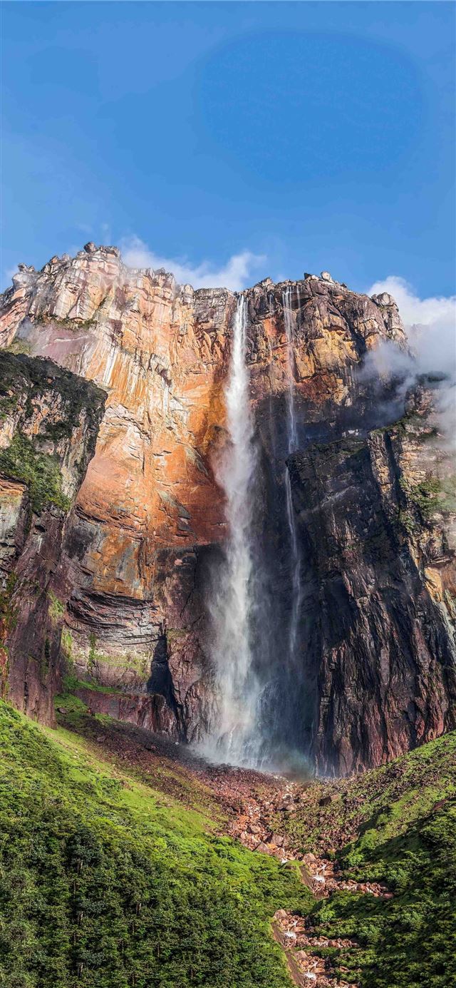 1125x2436 Angel Falls - venezuela iPhone X Wallpaper