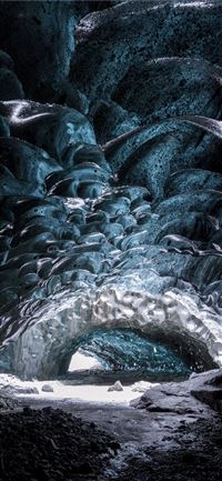 Vatnajokull Ice Caves wallpaper