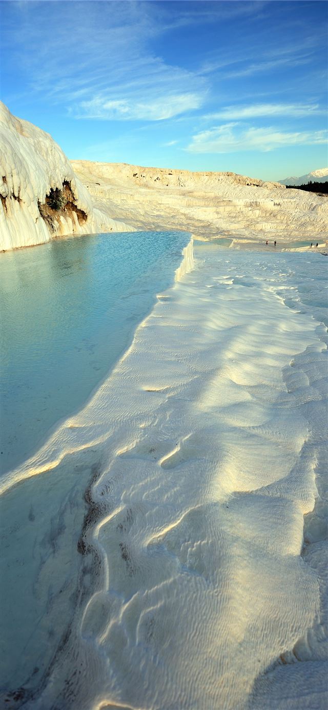 1125x2436 Pamukkale Thermal Pools - pamukkale thermal pools iPhone X Wallpaper