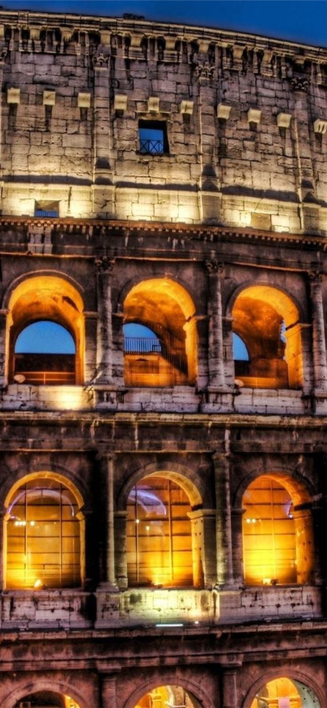 1125x2436 Colosseum of Rome - 100 most beautiful places to visit iPhone X Wallpaper