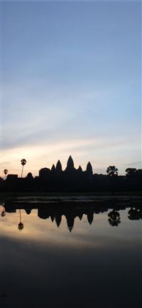 Sunrise at Angkor Wat Angkor Wat Cambodia Travel B... wallpaper