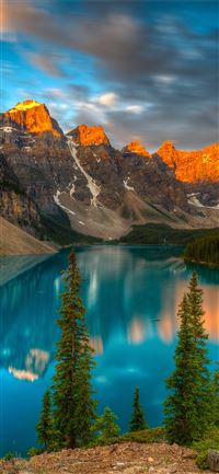 Earth Moraine Lake ID 703155 Mobile Abyss wallpaper