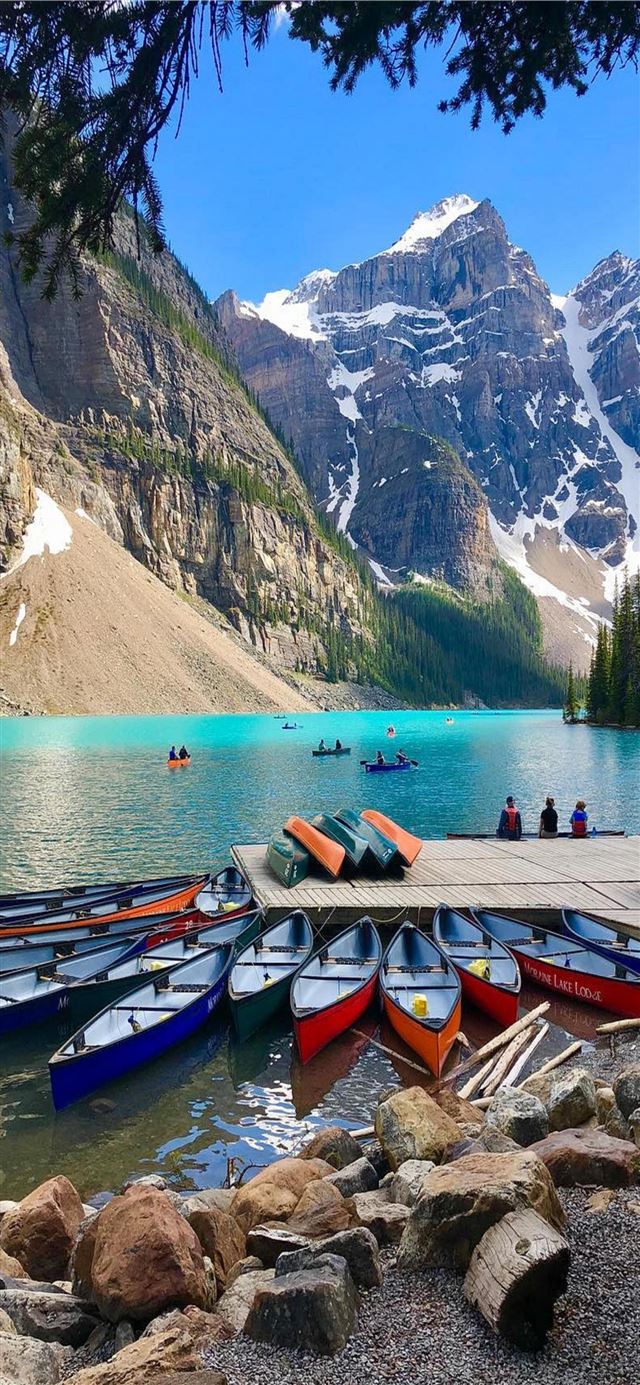 1125x2436 Moraine Lake - moraine lake iPhone X Wallpaper