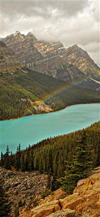 Rainbow Mountains wallpaper