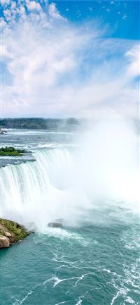 Niagara Falls waterfall New York USA 6k Nature wallpaper