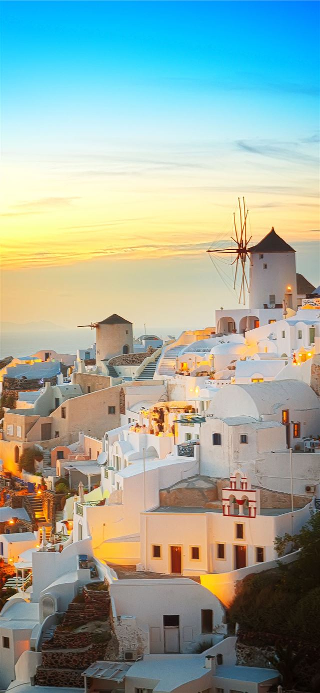 1125x2436 The Best Places to Watch the Sunset in Santorini - santorini iPhone X Wallpaper