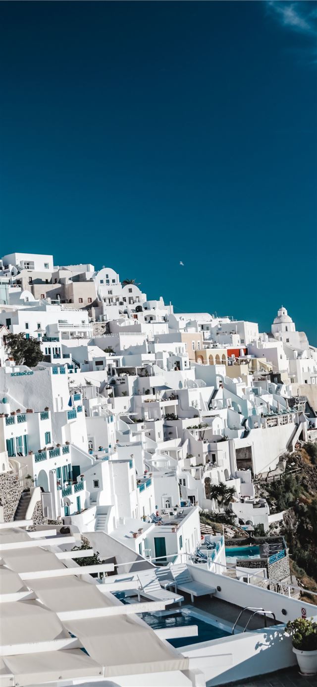1125x2436 Santorini Greece View Travel Blog - santorini iPhone X Wallpaper