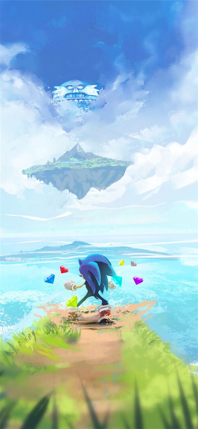 1125x2436 sonic the hedgehog4k - 2019 movies iPhone X Wallpaper