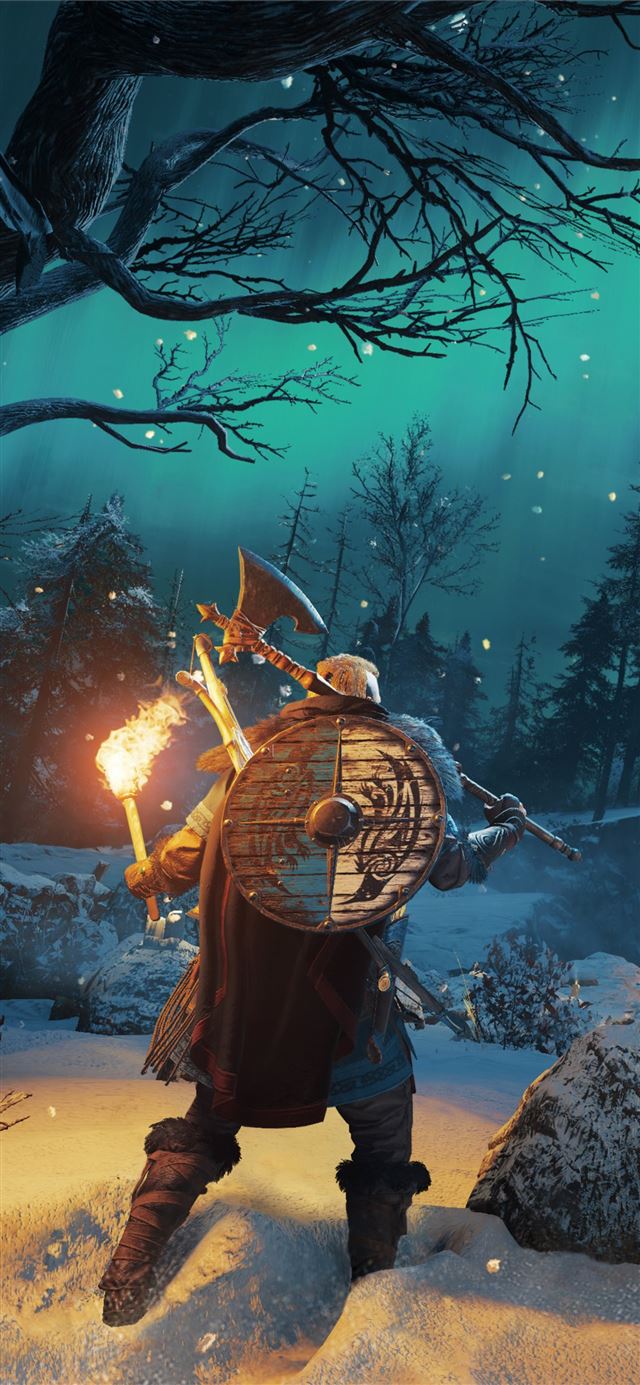 1125x2436 4k assassins creed valhalla 2020 - ps5 games iPhone X Wallpaper