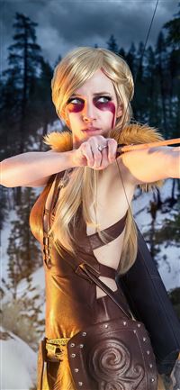 the elder scrolls v skyrim cosplay wallpaper