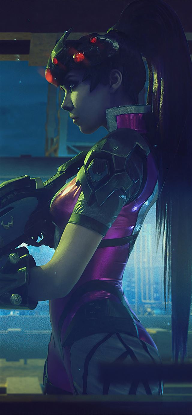 1125x2436 widowmaker overwatch artwork 4k - overwatch iPhone X Wallpaper