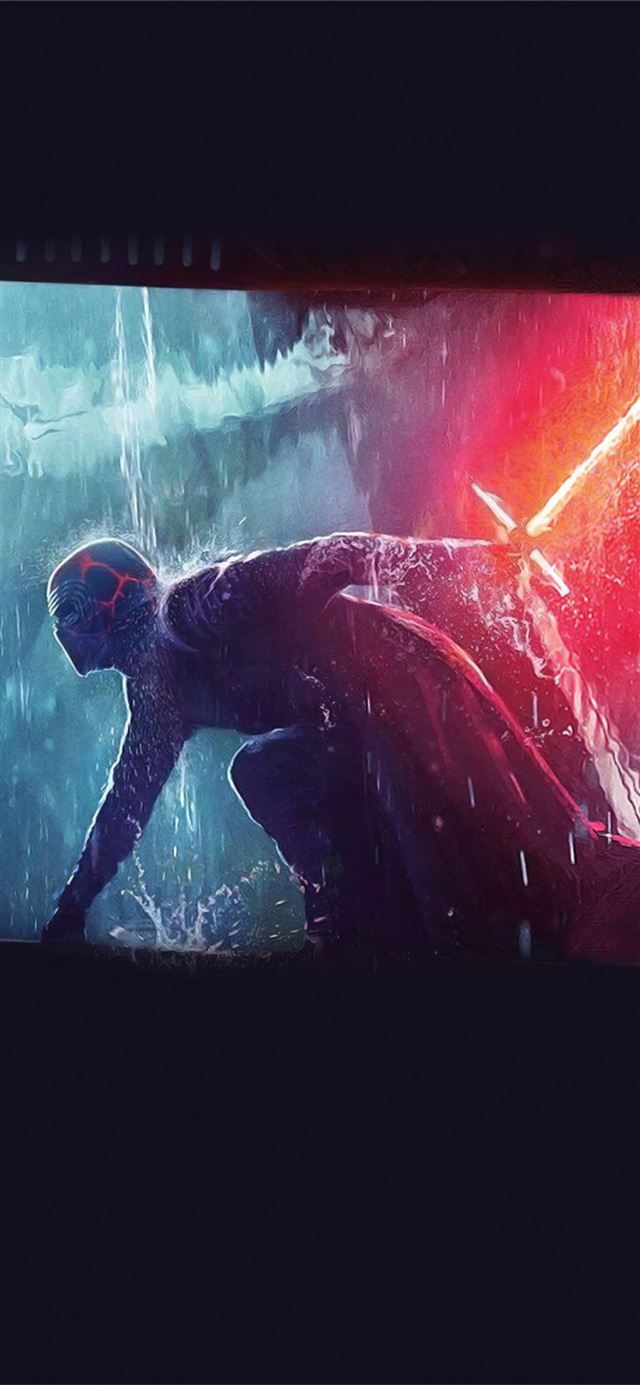 1125x2436 star wars the rise of skywalker rey vs kylo ren - star wars the rise of skywalker iPhone X Wallpaper