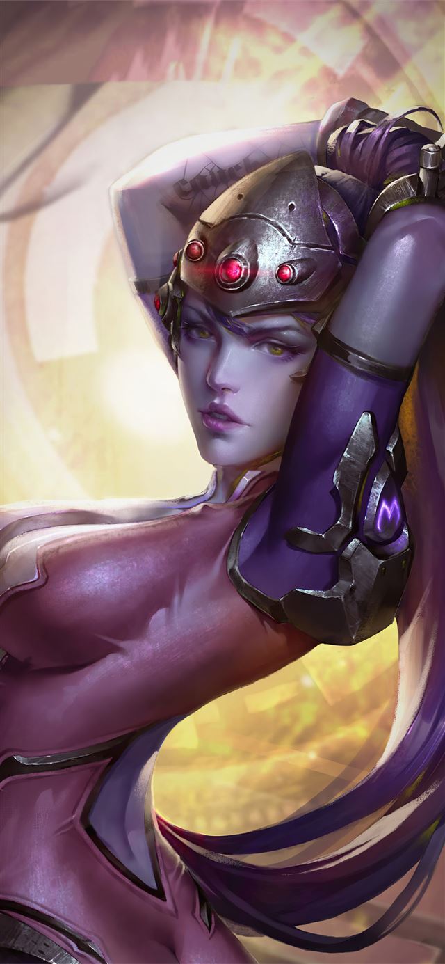 1125x2436 widowmaker overwatch fantasy art 4k - overwatch iPhone X Wallpaper