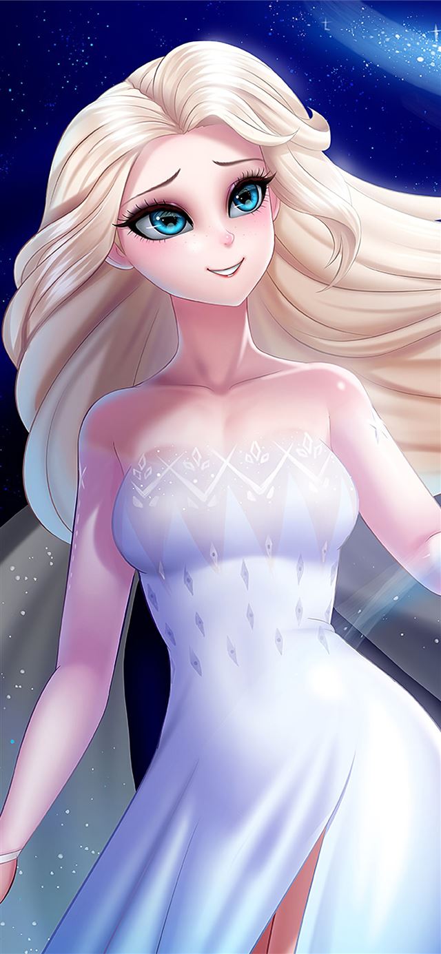 1125x2436 frozen 2 elsa 4k - digital art iPhone X Wallpaper