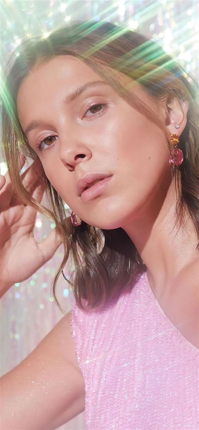 1125x2436 millie bobby brown florence by mills highlight you -  iPhone X Wallpaper