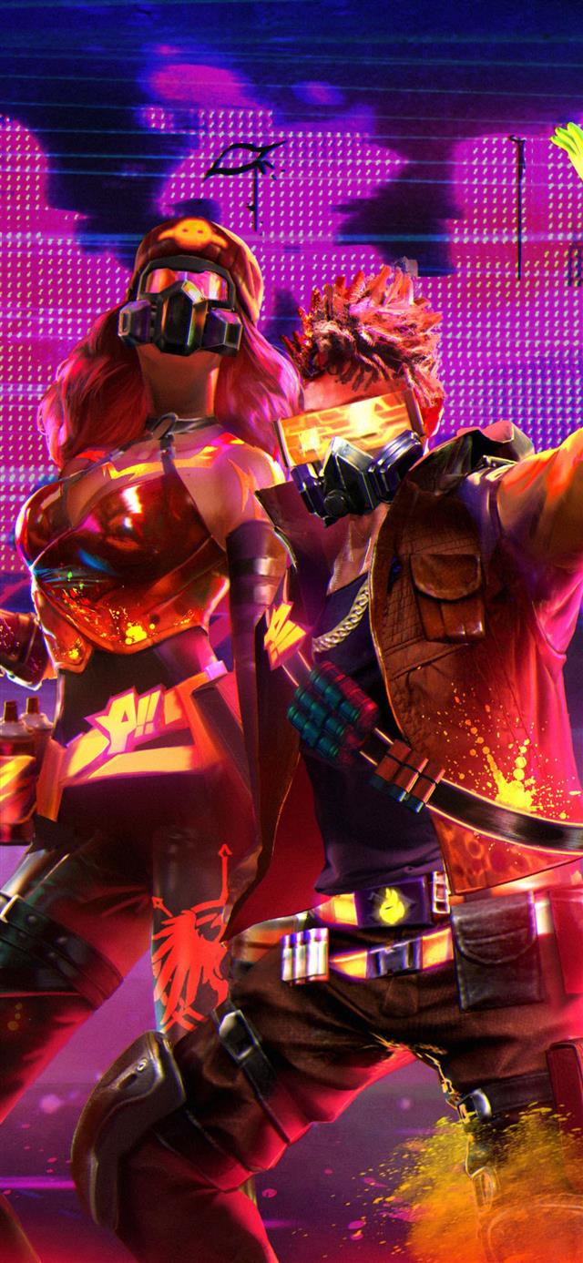 1125x2436 garena free fire 4k game -  iPhone X Wallpaper