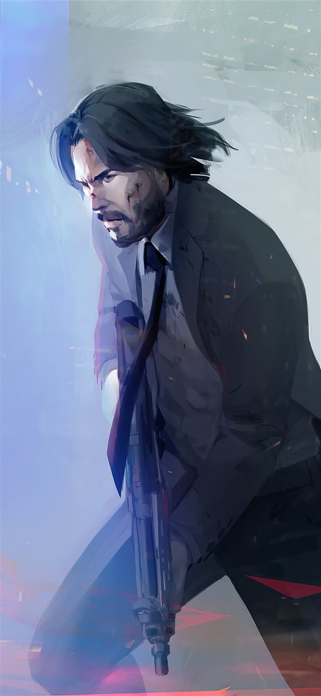 1125x2436 john wick 4k 2019 art - john wick iPhone X Wallpaper