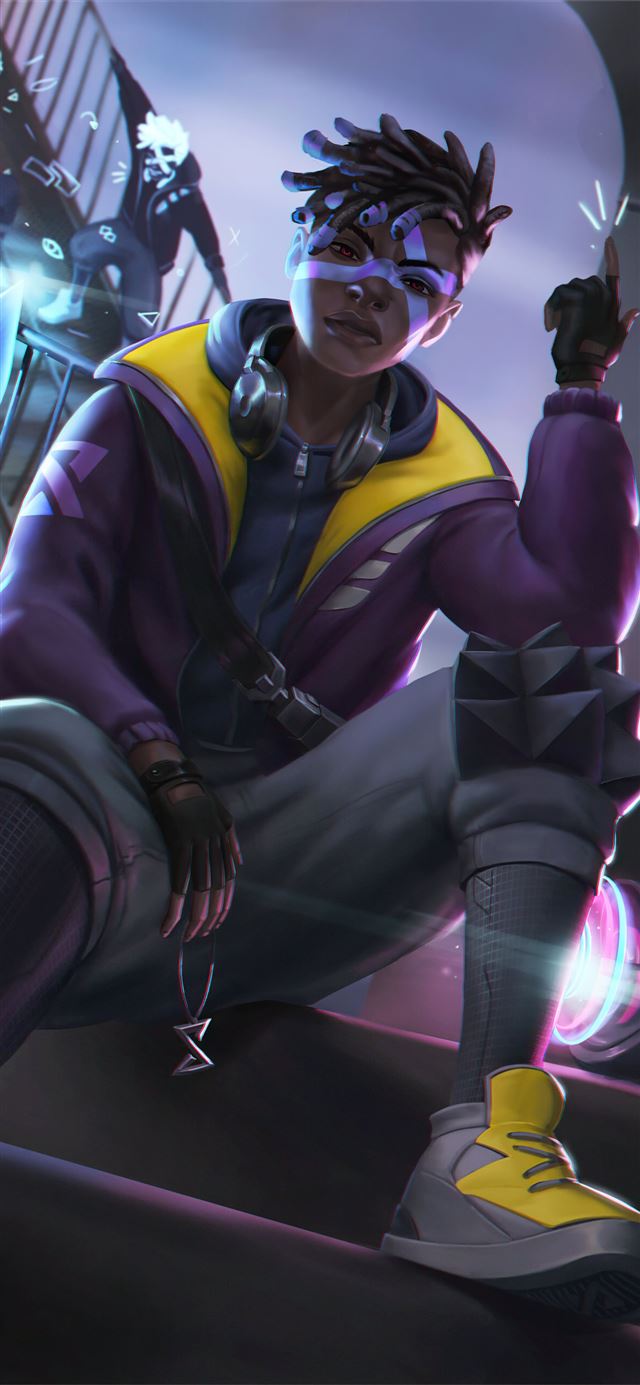 1125x2436 true damage ekko fanart 4k - digital art iPhone X Wallpaper