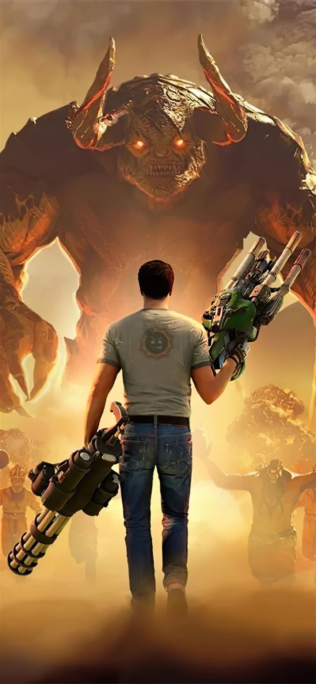 1125x2436 serious sam 4 - 2020 games iPhone X Wallpaper