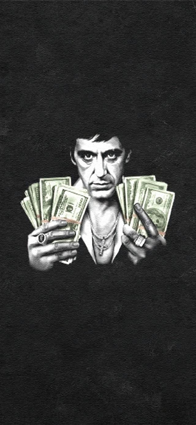 1125x2436 al pacino scarface 4k -  iPhone X Wallpaper