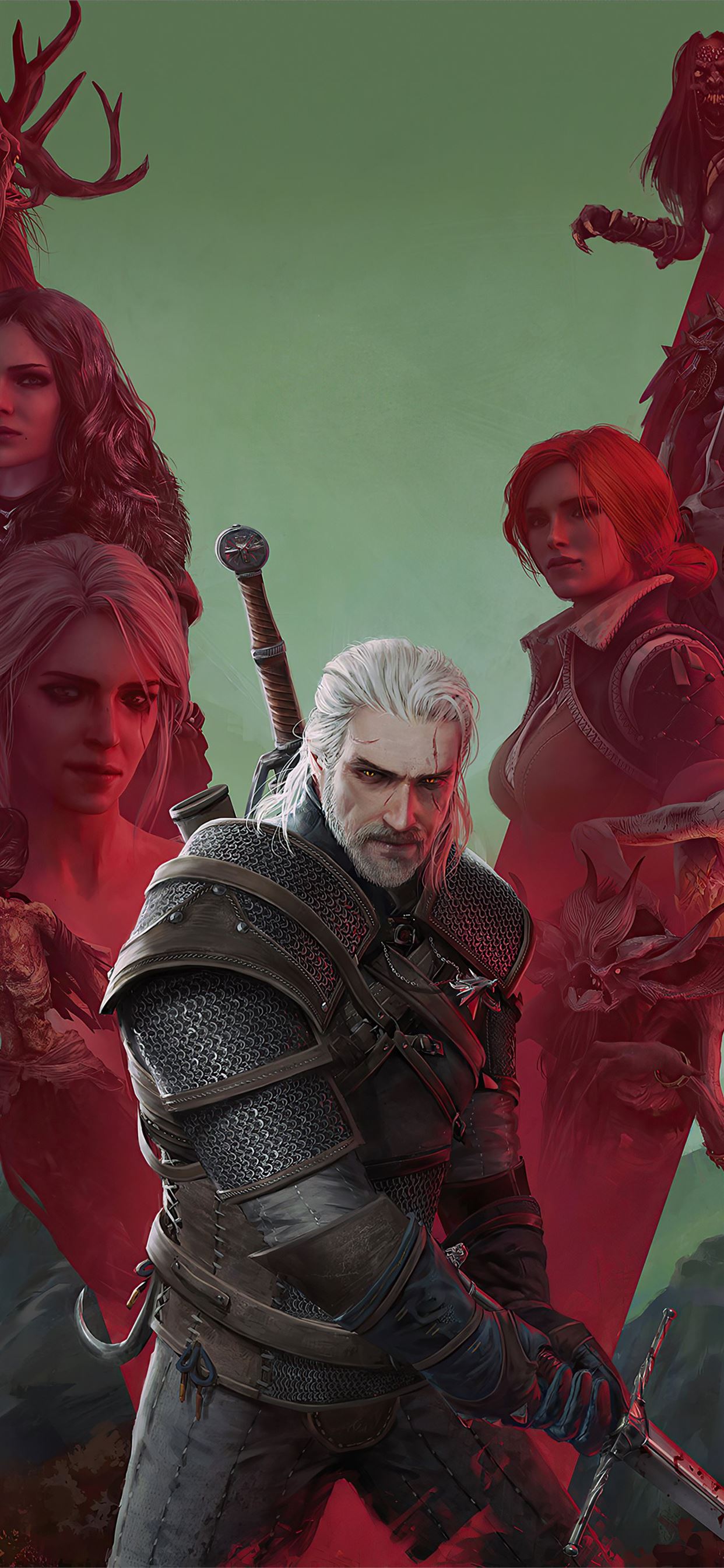 the witcher wild hunt 4k 2020 iPhone X Wallpapers Free Download