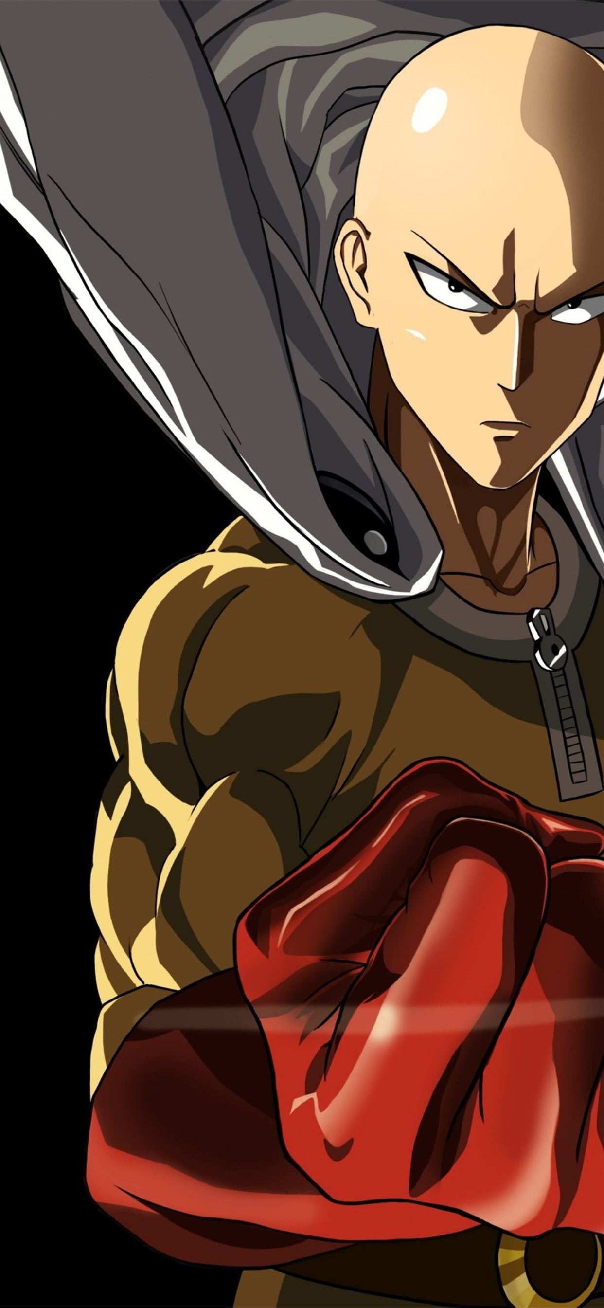 Saitama One Punch Man Cape Fist for Samsung Galaxy... iPhone Wallpapers  Free Download