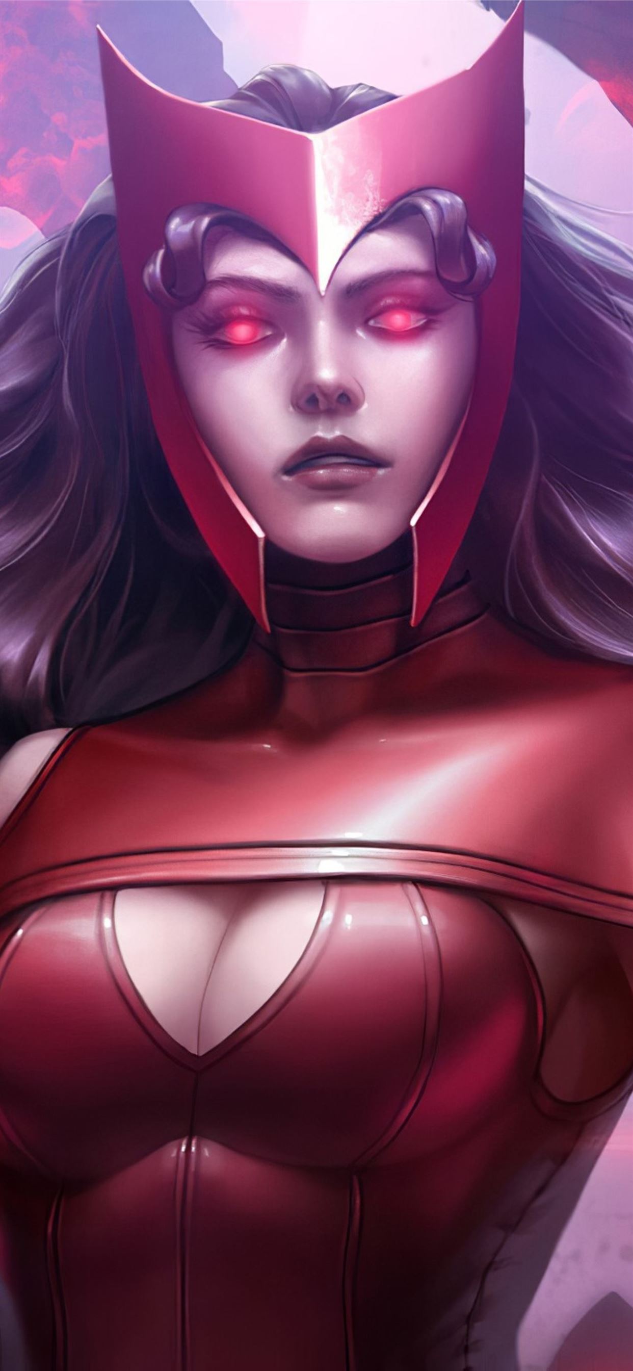 Desktop Wallpaper Scarlet Witch, Marvel Comics, Superhero, Art, 4k, Hd  Image, Picture, Background, B75a34