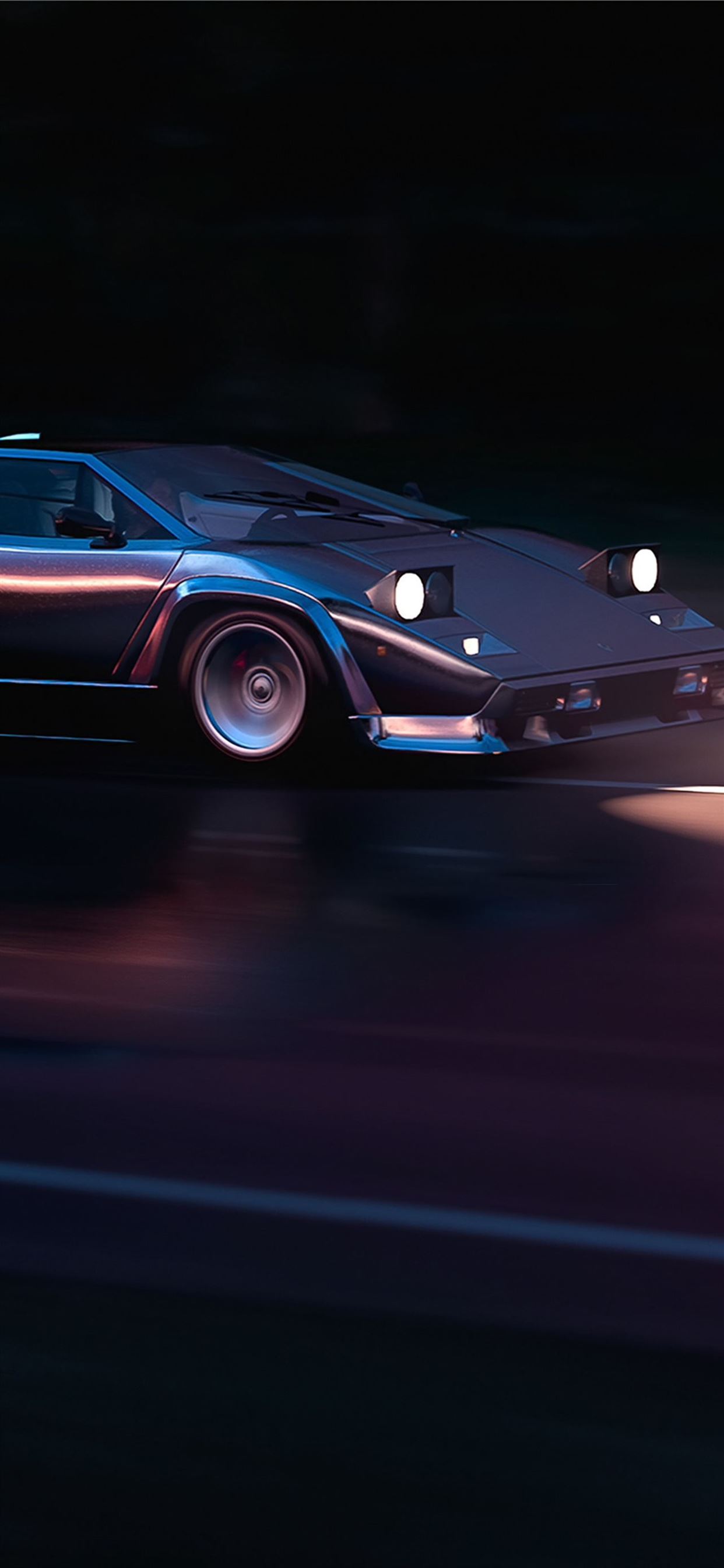 Running In 80s Lamborghini Countach 4k In Resoluti Iphone Wallpapers Free Download