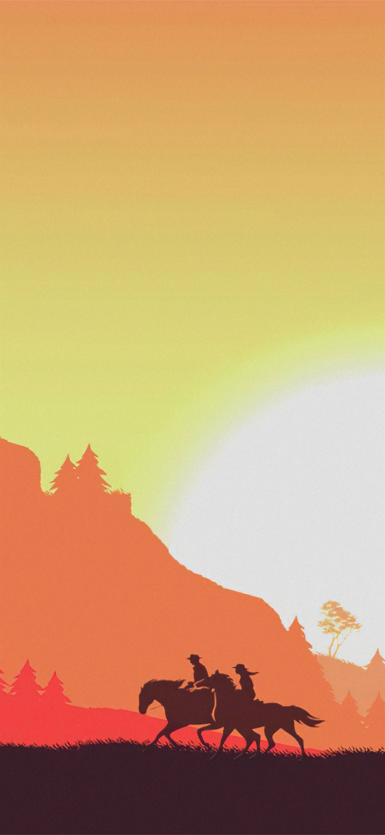 red dead redemption minimal 4k iPhone Wallpapers Free Download