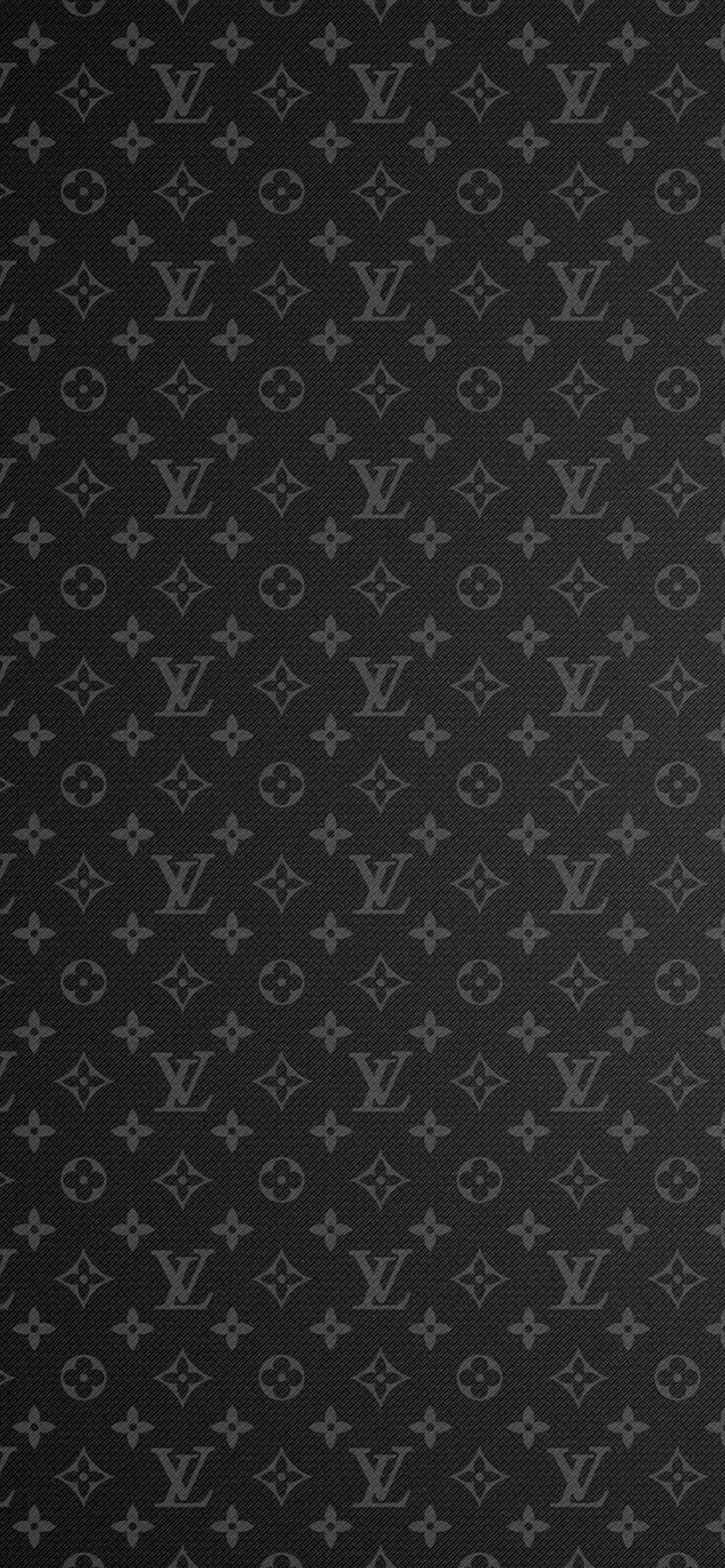 Nền đen LV background black cho điện thoại và máy tính của bạn