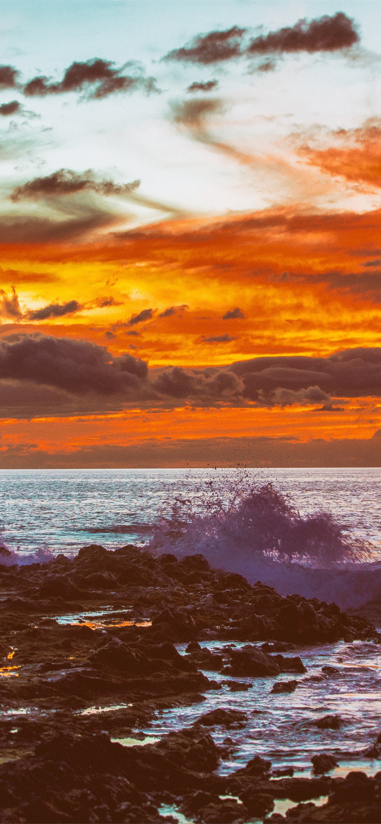 Hawaii Sunset 5k Iphone X Wallpapers Free Download