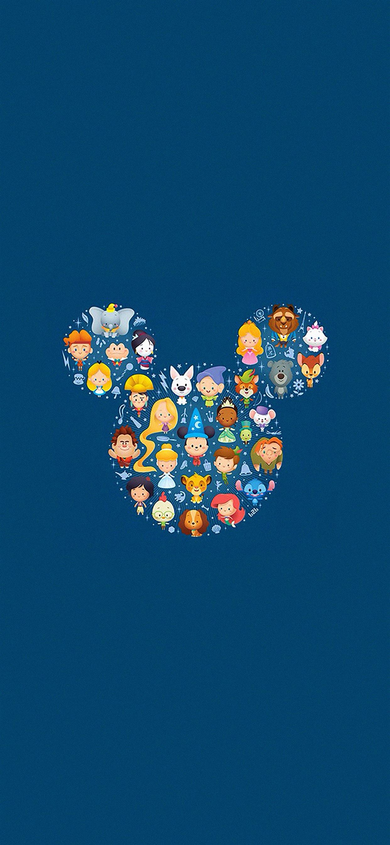 Disney art character cute iPhone X Wallpapers Free Download