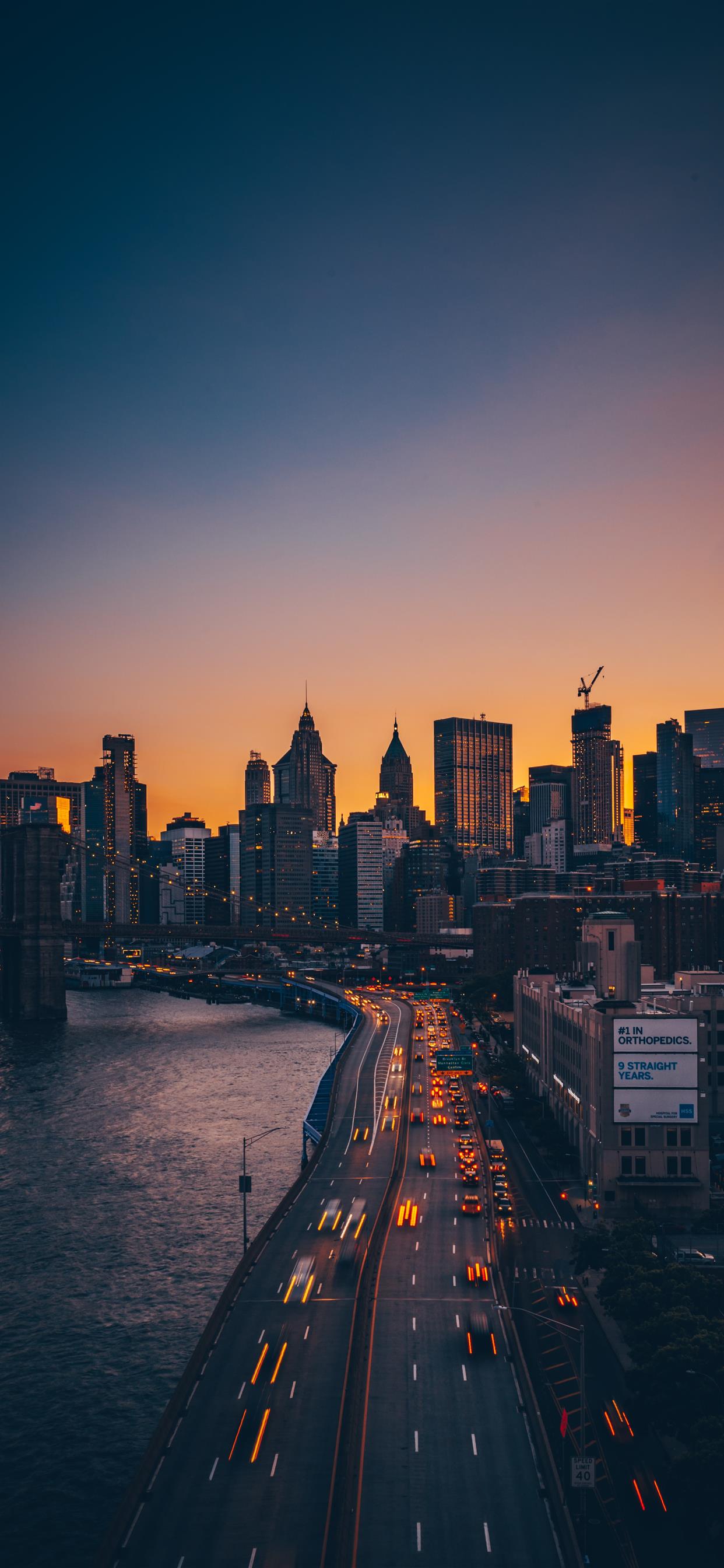 Manhattan Bridge New York United States iPhone X Wallpapers Free Download