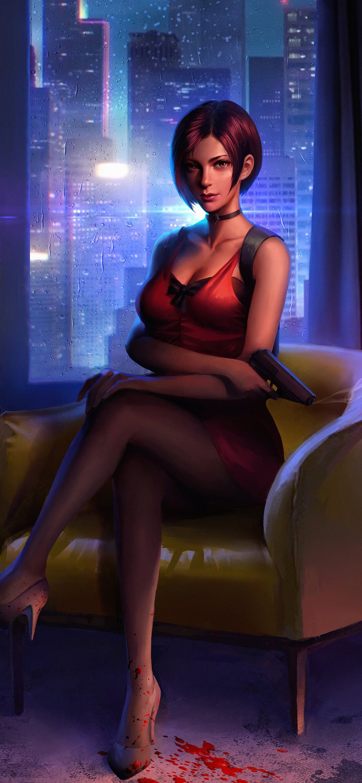 ada wong resident evil 2 fictional character 4k iPhone X Wallpapers