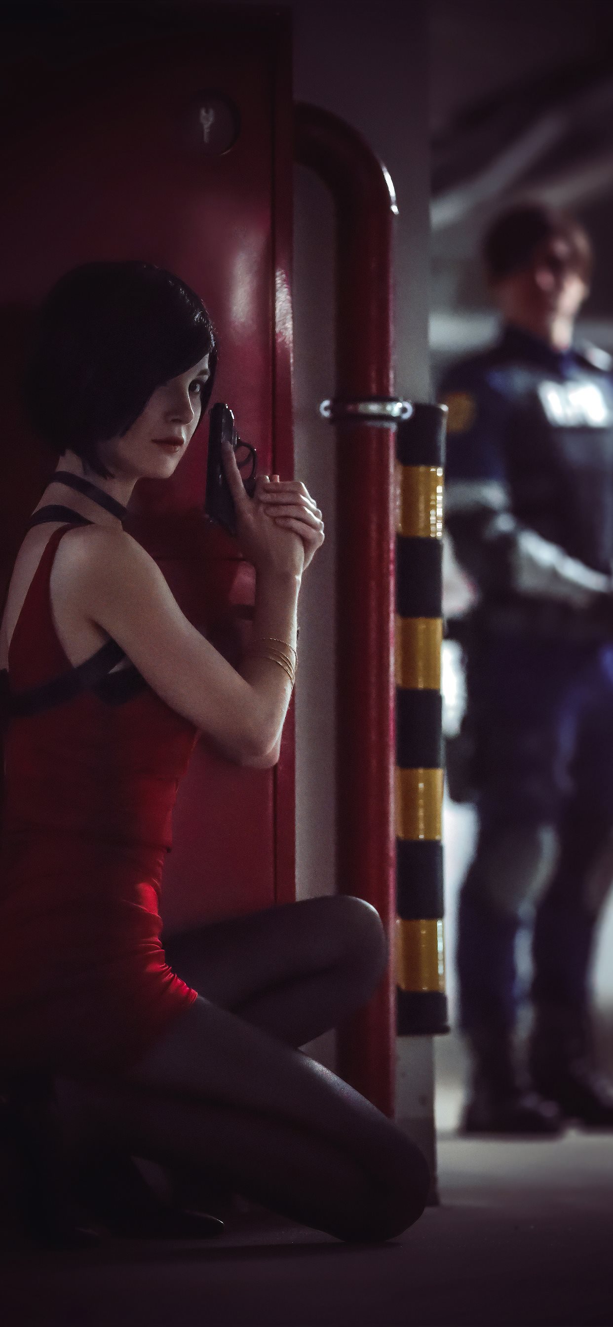 Ada Wong And Leon Cosplay Iphone X Wallpapers Free Download