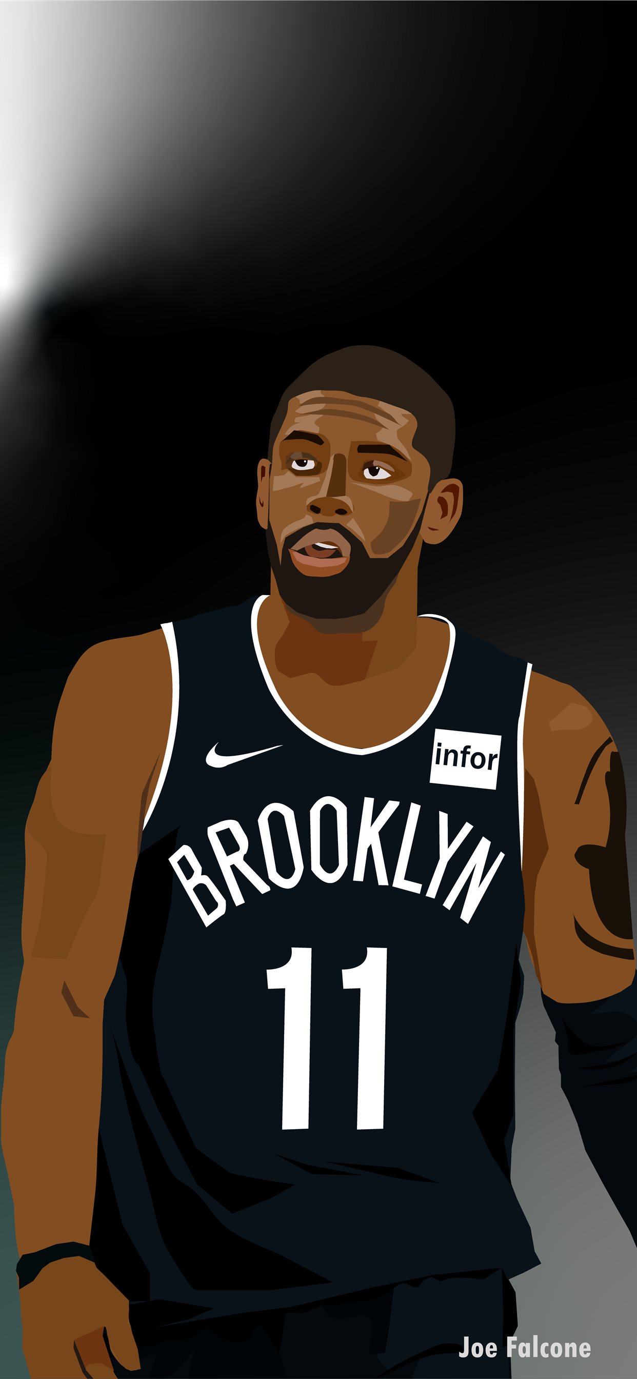 Kyrie Irving Nets HD iPhone X Wallpapers Free Download