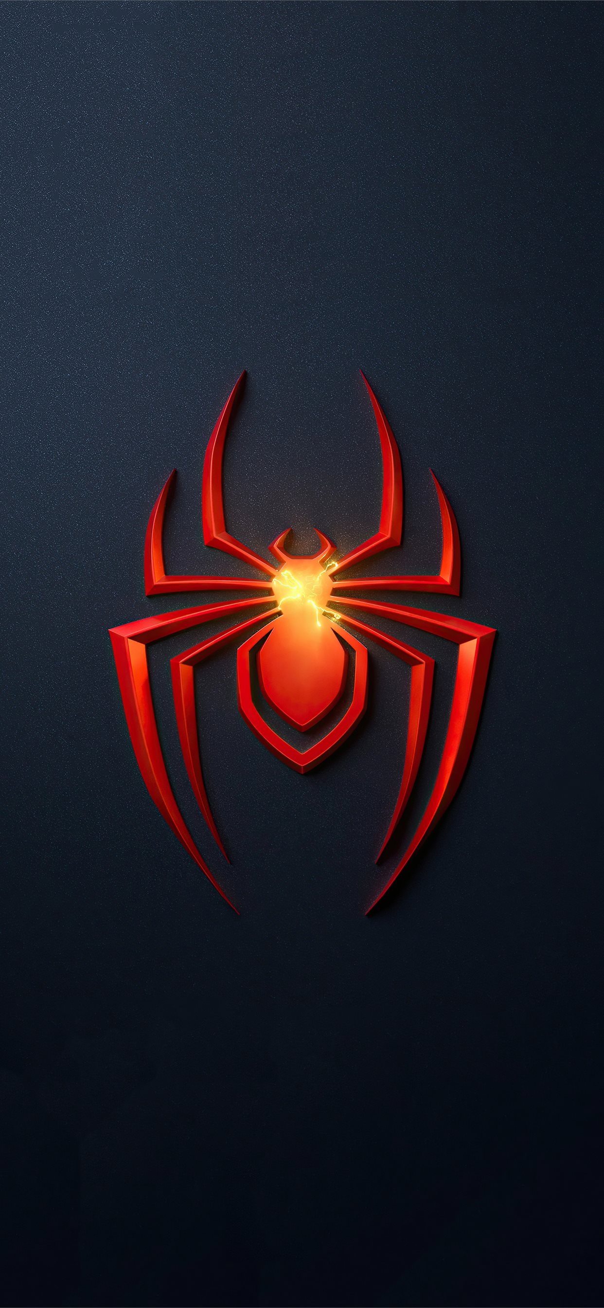 spider man miles morales ps5 game logo 4k iPhone X Wallpapers Free Download