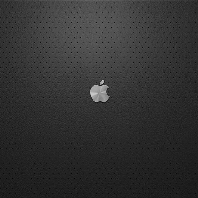 Silver Apple Logo iPad wallpaper 