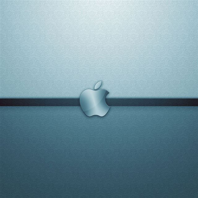 Metallic Apple Logo iPad wallpaper 