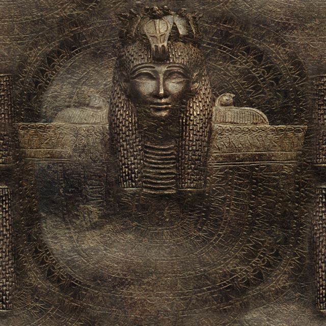 Pharaohs Head Motif iPad wallpaper 