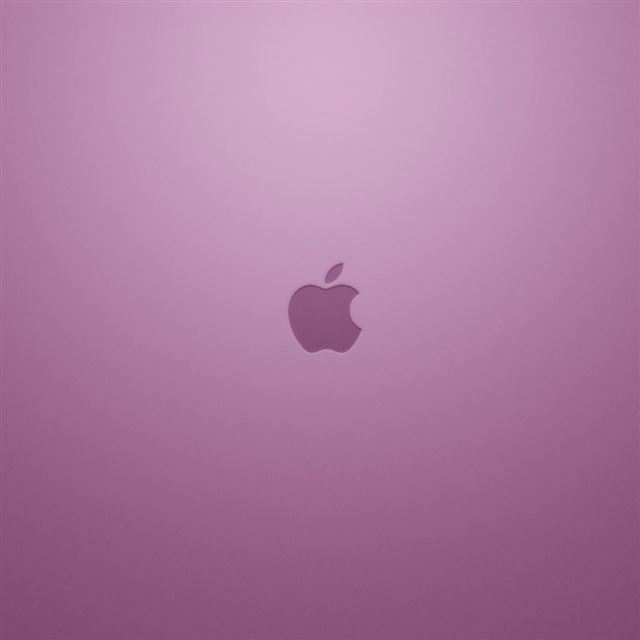 Pink Apple Logo iPad wallpaper 